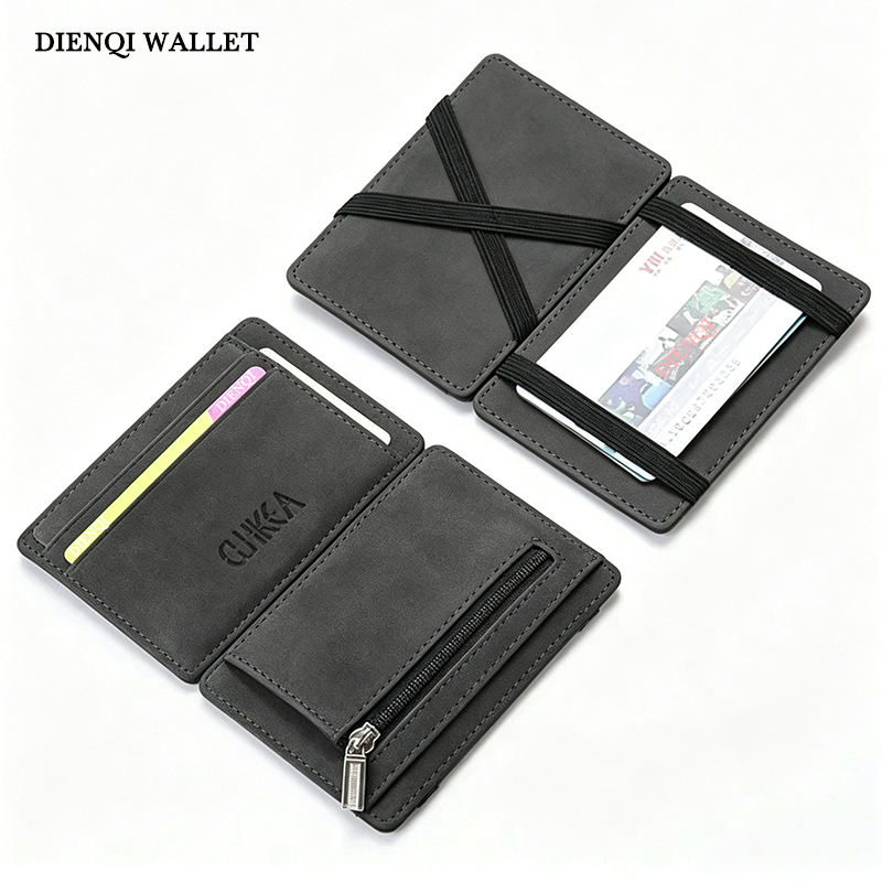 Coin Holder Men - Cartera Mágica de Cuero PU para