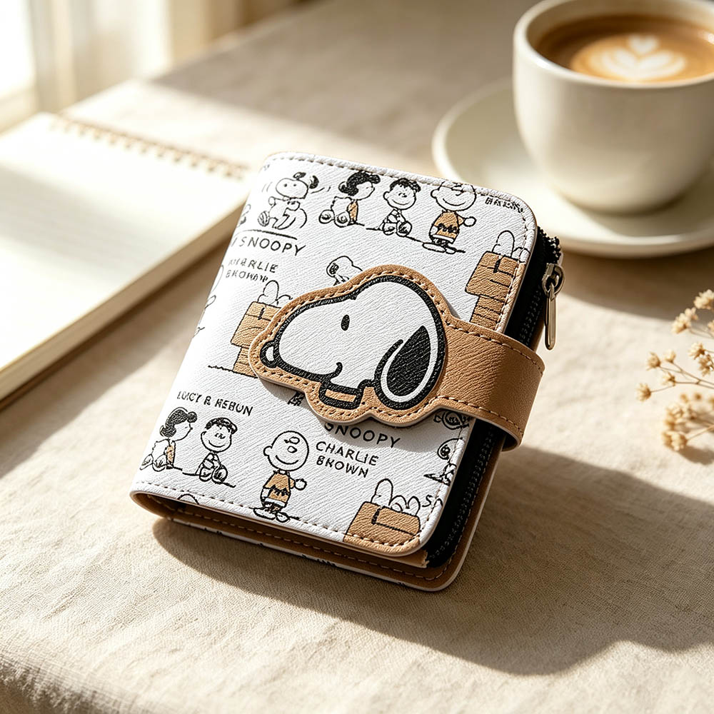 Coin Holder Men - Monedero de Snoopy, diseño de dibujos