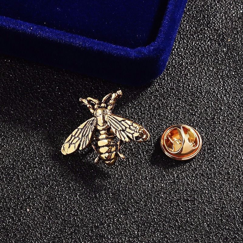 Men'S Accessories Trending - Broche de Abeja Pequeña Color Bronce
