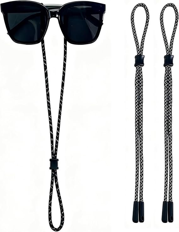 Men Accessories Neck Chain - 2 Correas para Gafas, Cordón Reflectante