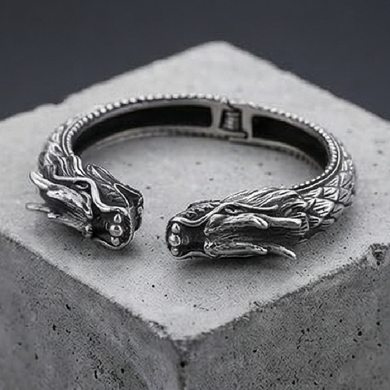 Men Accessories Bd - Brazalete de Acero Inoxidable con Cabeza
