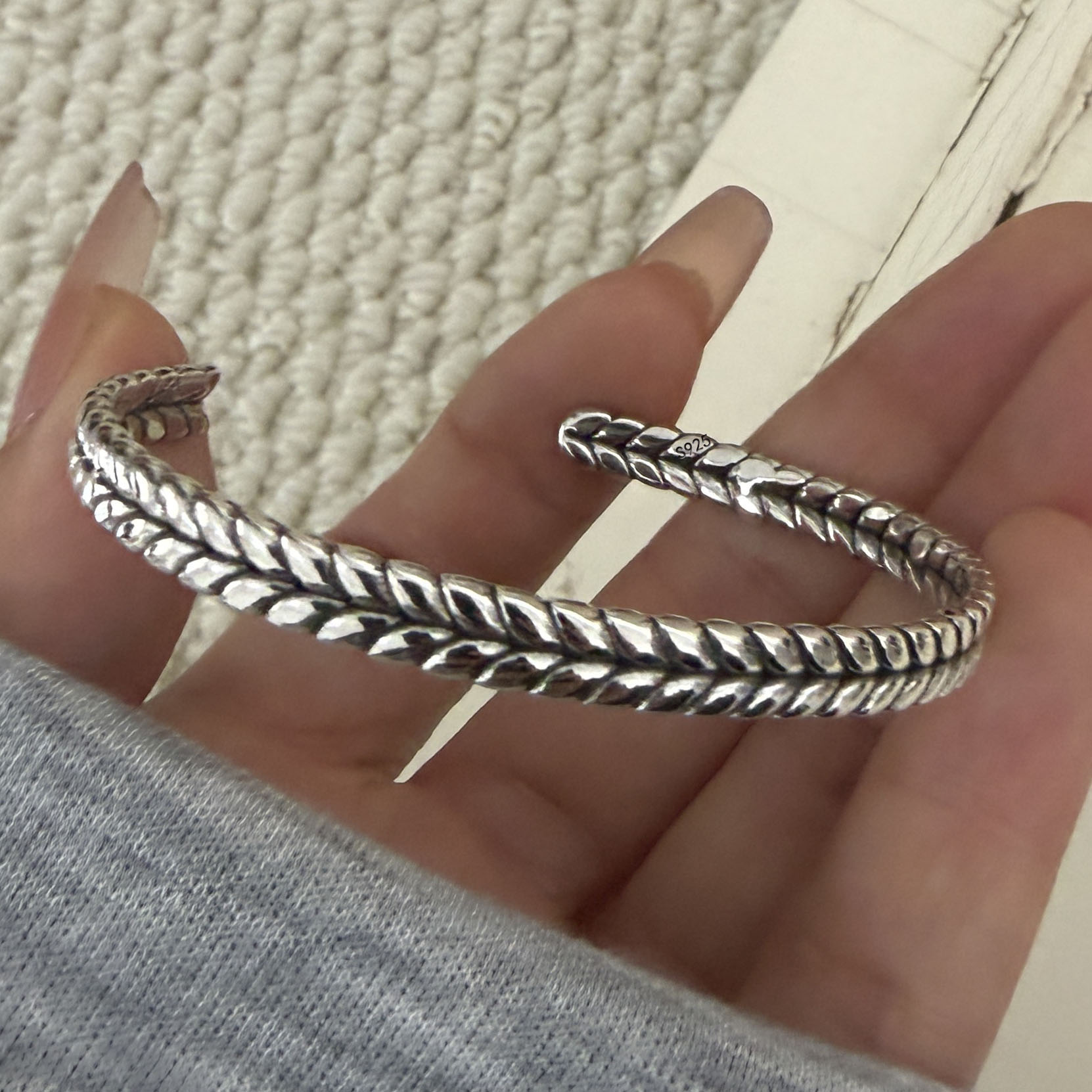 Men'S Accessories Trending - Pulseras de Plata de Ley 925