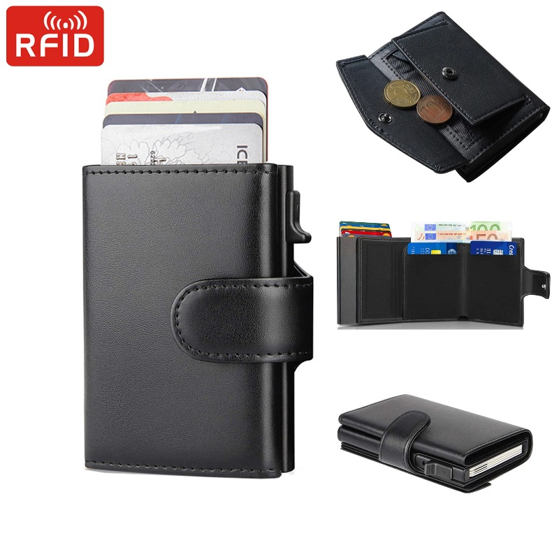 Estuche de Metal para tarjetas - Coin Holder Men reseña y precio