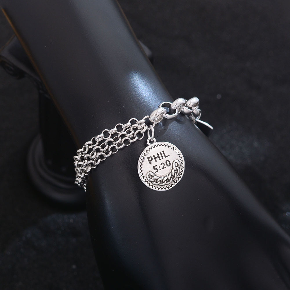 Pulseras de plata de ley 925 p - Men'S Accessories Trending reseña y precio