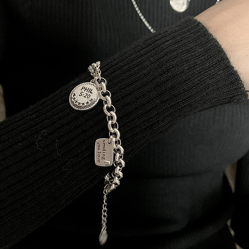 Pulseras de plata de ley 925 p - Men'S Accessories Trending reseña y precio
