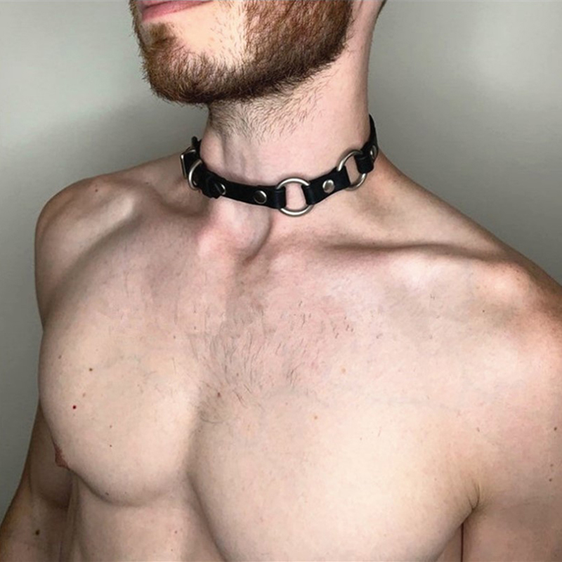 Elegante gargantilla de cuero  - Men Accessories Neck Chain reseña y precio