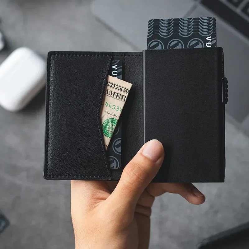 Cartera minimalista para hombr - Coin Holder Men reseña y precio