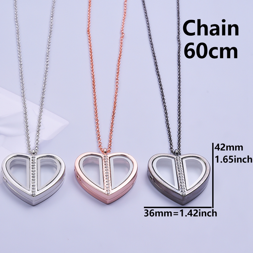 Collar de medallón de corazón  - Men Accessories Neck Chain reseña y precio