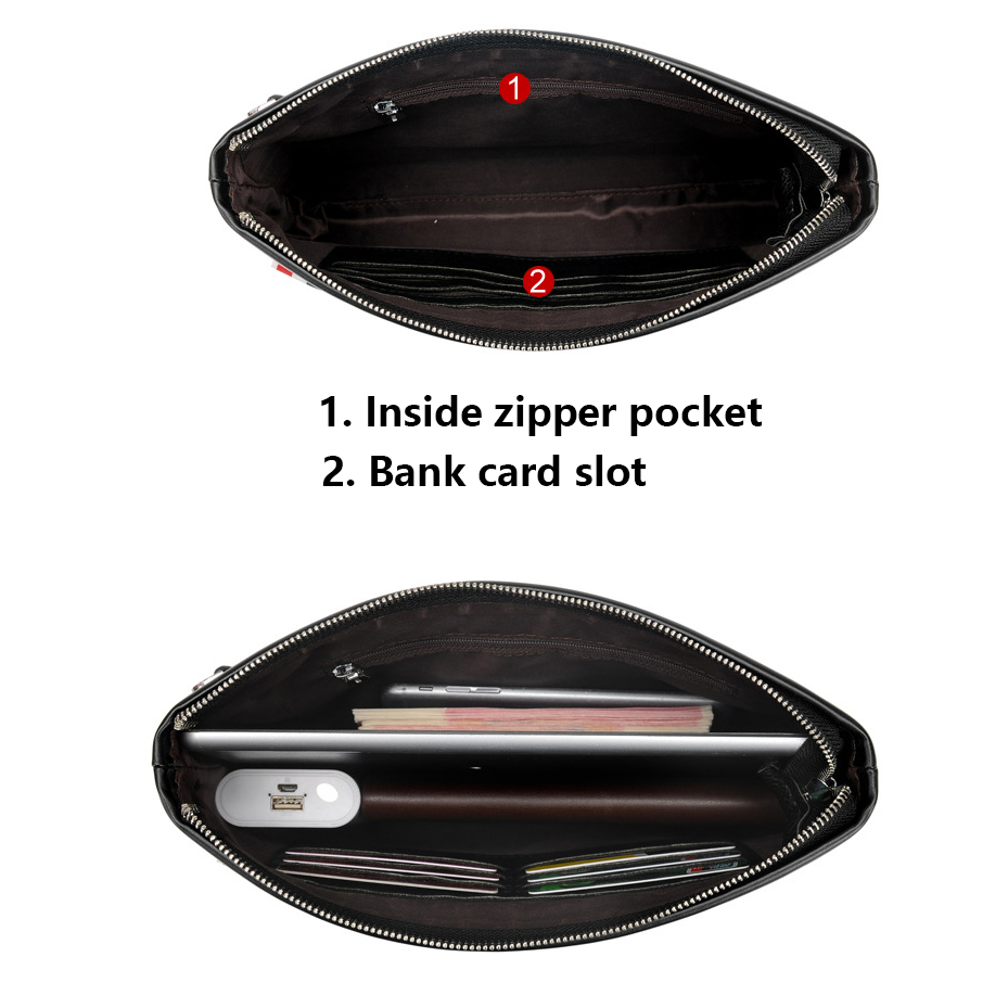 Cartera de cuero de marca de l - Coin Holder Men reseña y precio