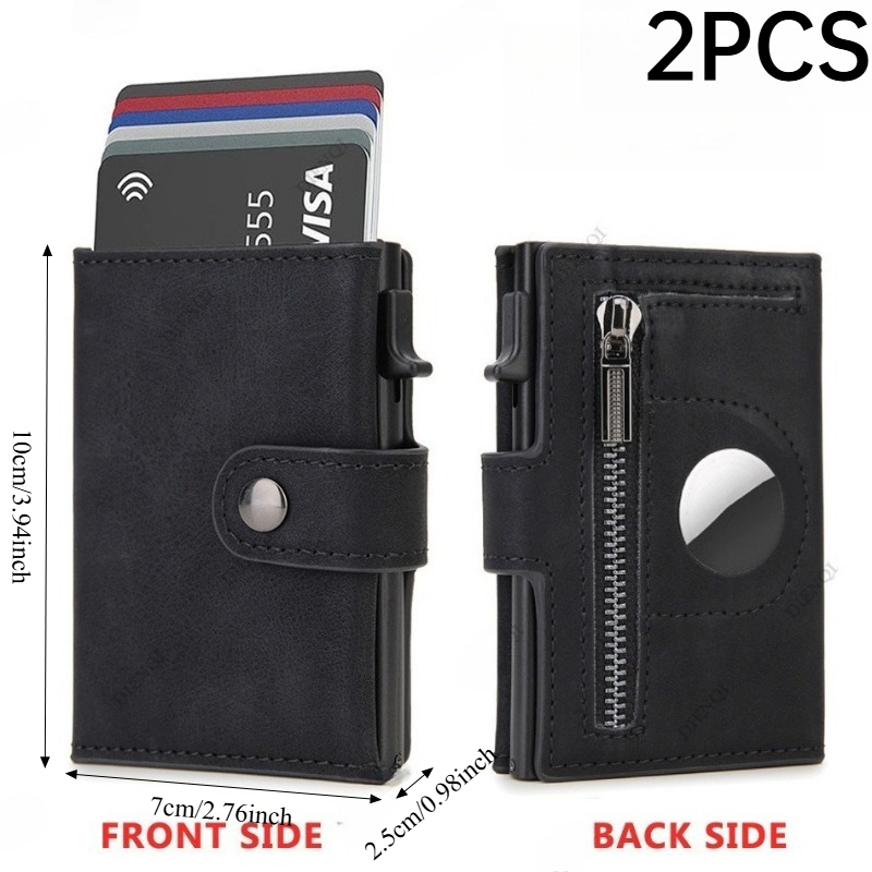 2 carteras vintage de PU con b - Coin Holder Men reseña y precio