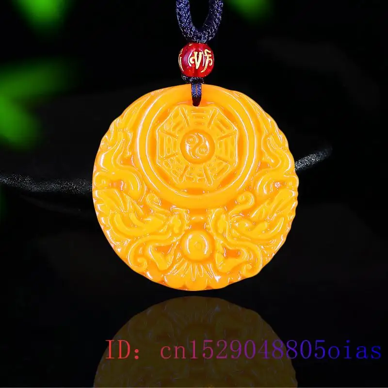 Colgante de Dragón de Jade ama - Men Accessories Necklace reseña y precio
