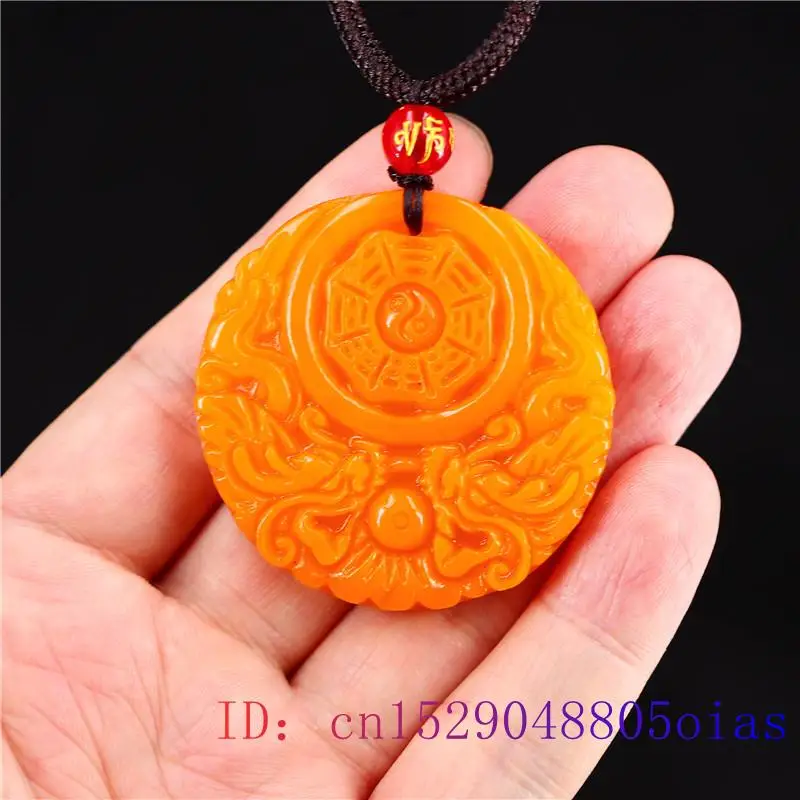Colgante de Dragón de Jade ama - Men Accessories Necklace reseña y precio
