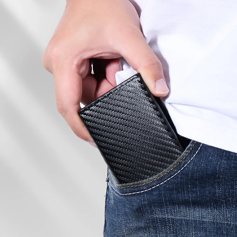 Cartera con Bloqueo RFID, Tarj - Coin Holder Men reseña y precio