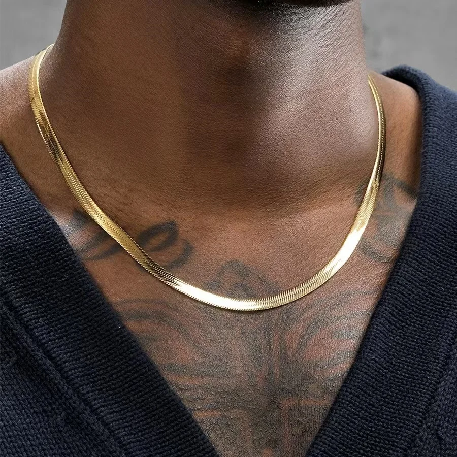 Collar de cadena de serpiente  - Men'S Accessories Trending reseña y precio