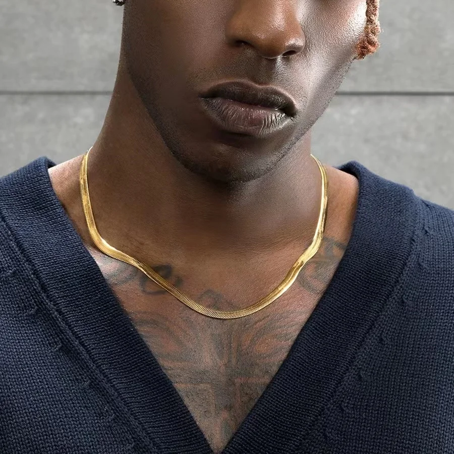 Collar de cadena de serpiente  - Men'S Accessories Trending reseña y precio