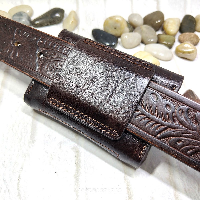 Blongk-Mini riñonera de cuero  - Coin Holder Men reseña y precio