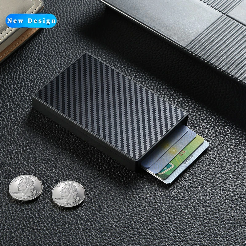 Tarjetero de fibra de carbono  - Coin Holder Men reseña y precio