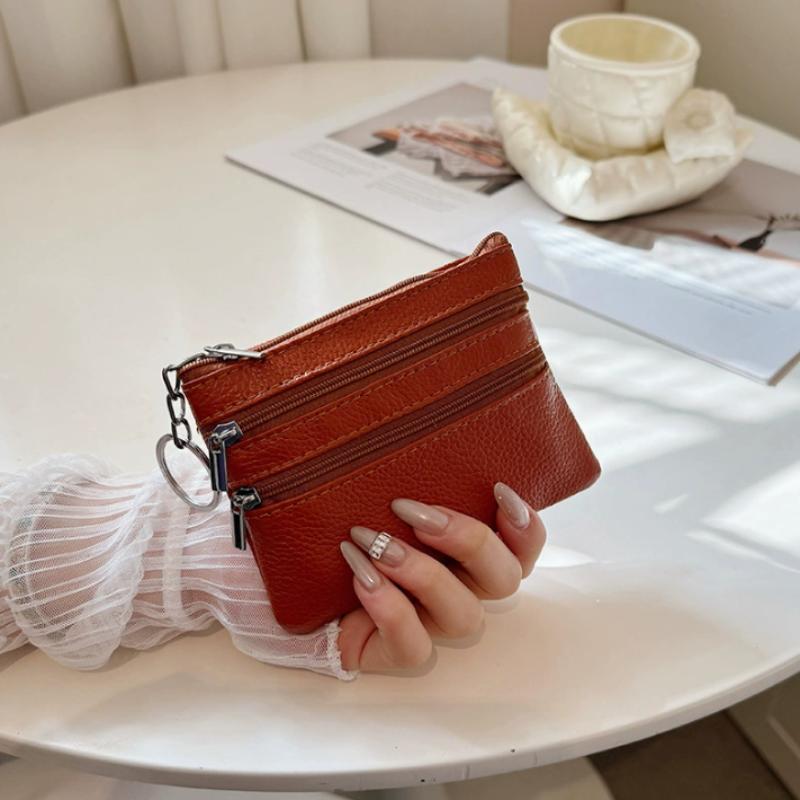Monedero portátil de cuero PU  - Coin Holder Men reseña y precio
