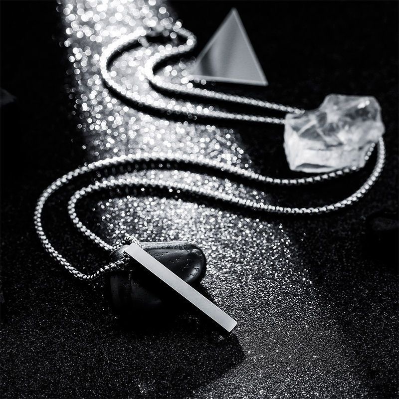 Collares con colgante de acero - Men Accessories Neck Chain reseña y precio